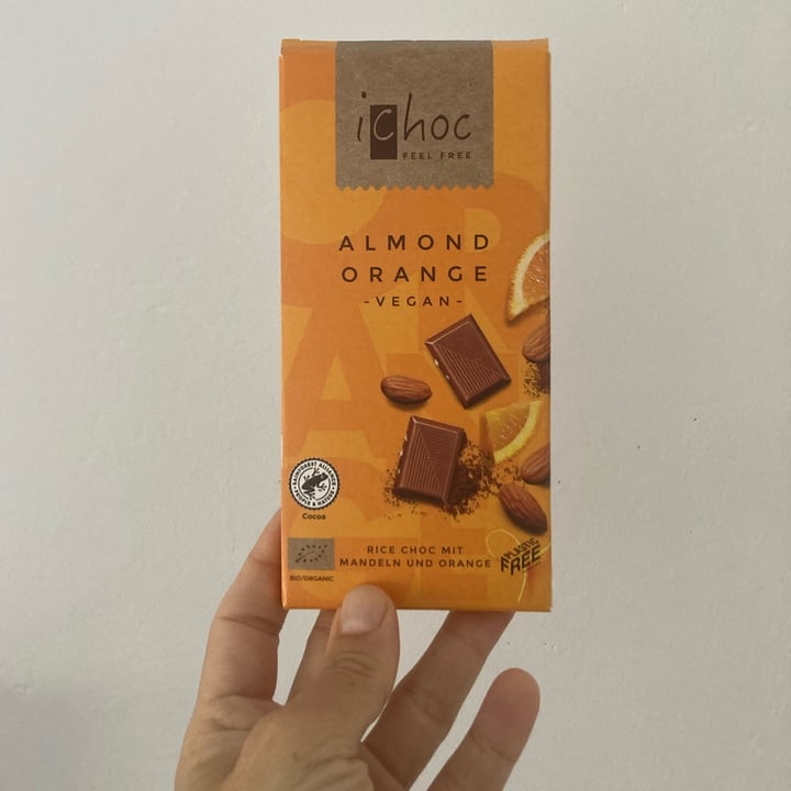 photo of iChoc Almond Orange Vegan Chocolate shared by @caribuuu on  07 May 2024 - review