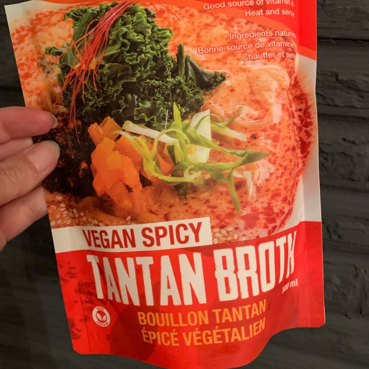 photo of The Plant Based Workshop Spicy Tan Tan broth shared by @vegoutvictoria on  24 May 2024 - review