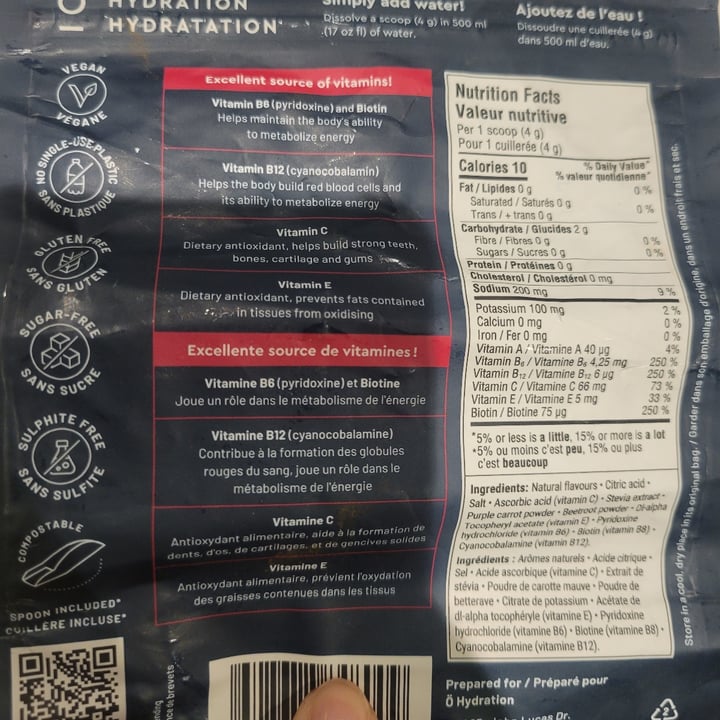 photo of Ö Hydration Hydration Booster Berries with Electrolytes shared by @artemysiafrxvx on  17 Nov 2024 - review