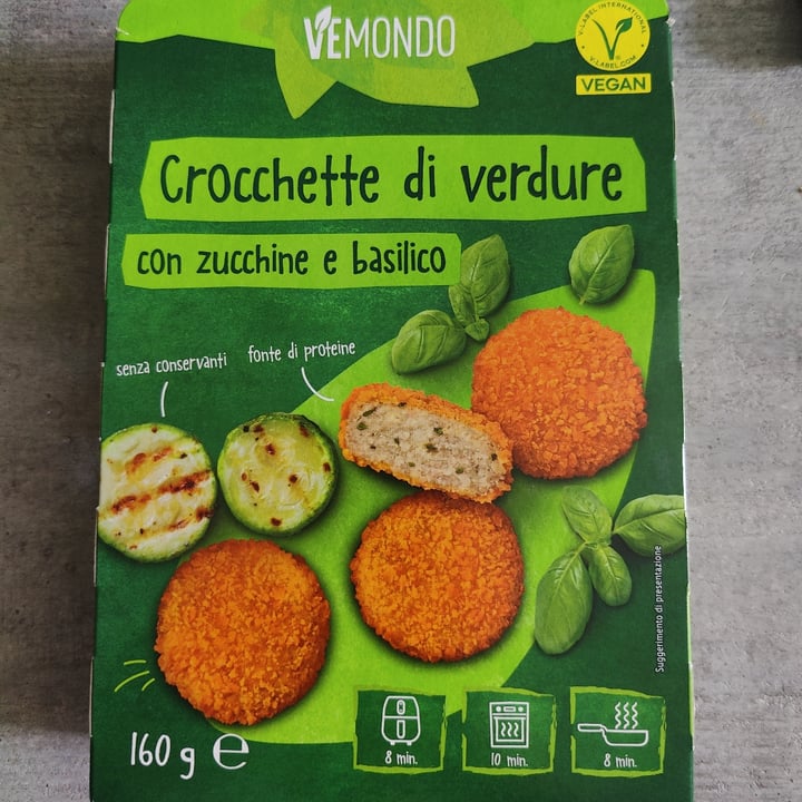 photo of Vemondo Crocchette Di Verdure Con Zucchine E Basilico shared by @felv on  10 Aug 2024 - review