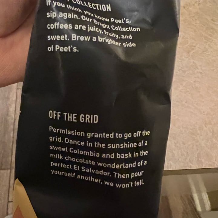 photo of Peet’s Coffee off the grid shared by @allycat38 on  13 Nov 2024 - review