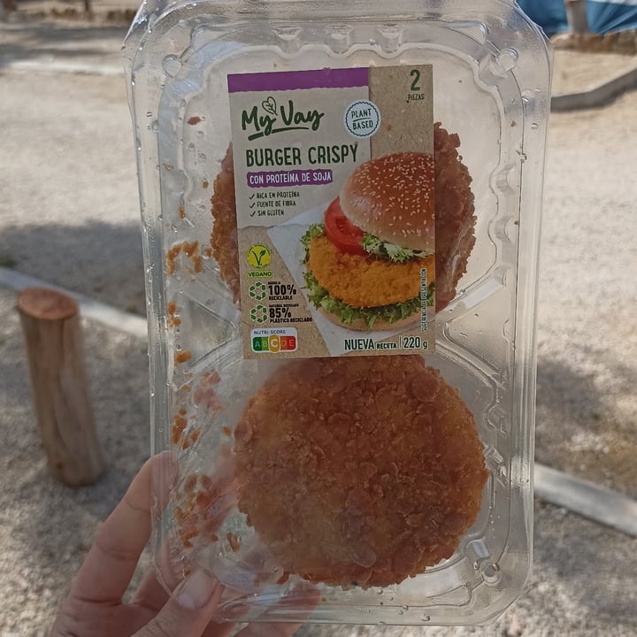 photo of MyVay burger crispy shared by @leiremarcs on  20 Apr 2025 - review