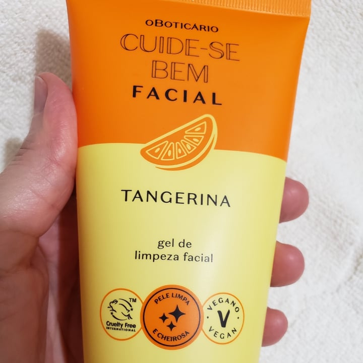 photo of O Boticário Gel de Limpeza Facial Tangerina - Cuide-se Bem shared by @vrgvegana on  19 Jan 2024 - review