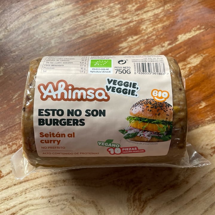 photo of Ahimsa Esto no son burgers maxi seitán al curry shared by @pauladelriver on  06 Apr 2024 - review