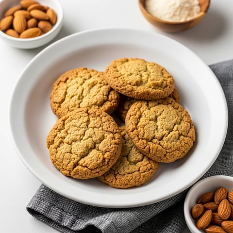 Easy & Chewy Vegan Sliced Almond Cookies: A Melt-in-Your-Mouth Dairy-Free Treat