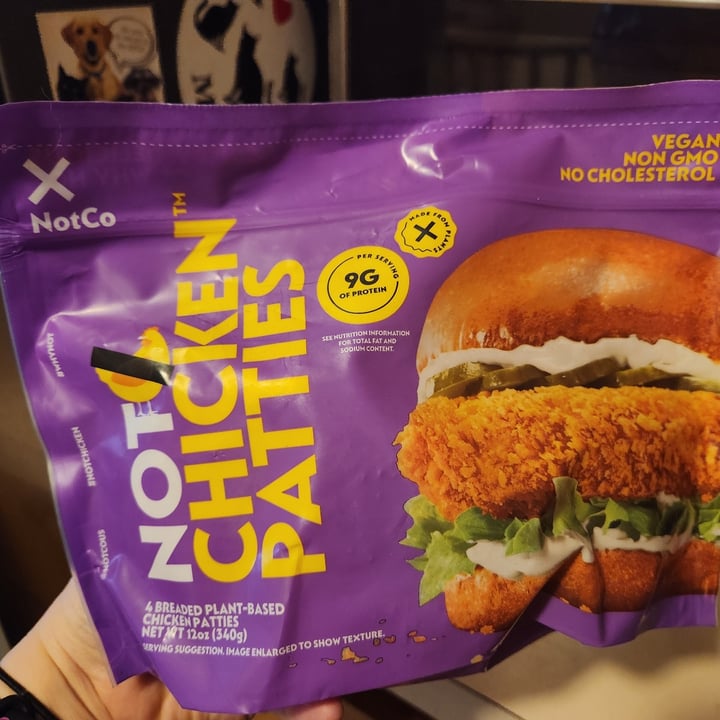photo of NotCo Not Chicken Patties shared by @theveganwitch13 on  09 Apr 2024 - review