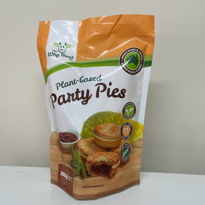 photo of The why meat co Plant Based Party Pies shared by @veganadam on  02 Sep 2025 - review