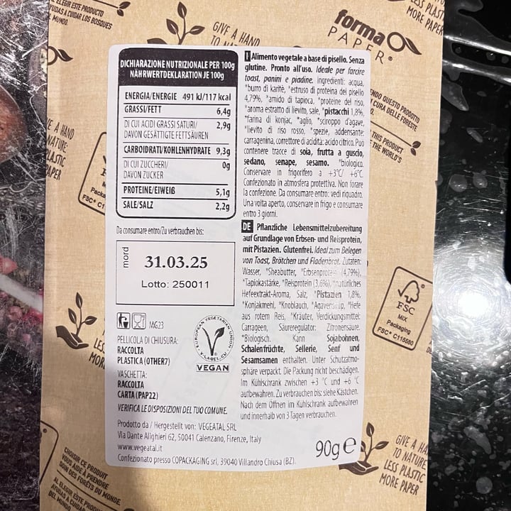 photo of Vegeatal morbidella shared by @eliamariotti on  19 May 2025 - review