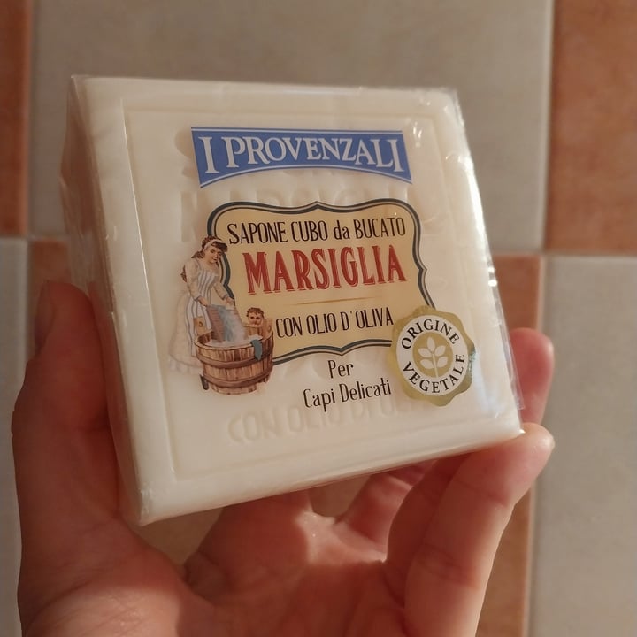 photo of I Provenzali Sapone di Marsiglia con olio d' oliva shared by @veganvicky on  01 Nov 2023 - review