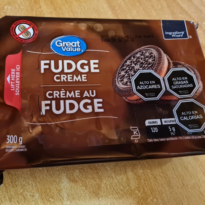 photo of Great Value  galletas fudge creme shared by @kirara152 on  18 Jan 2024 - review