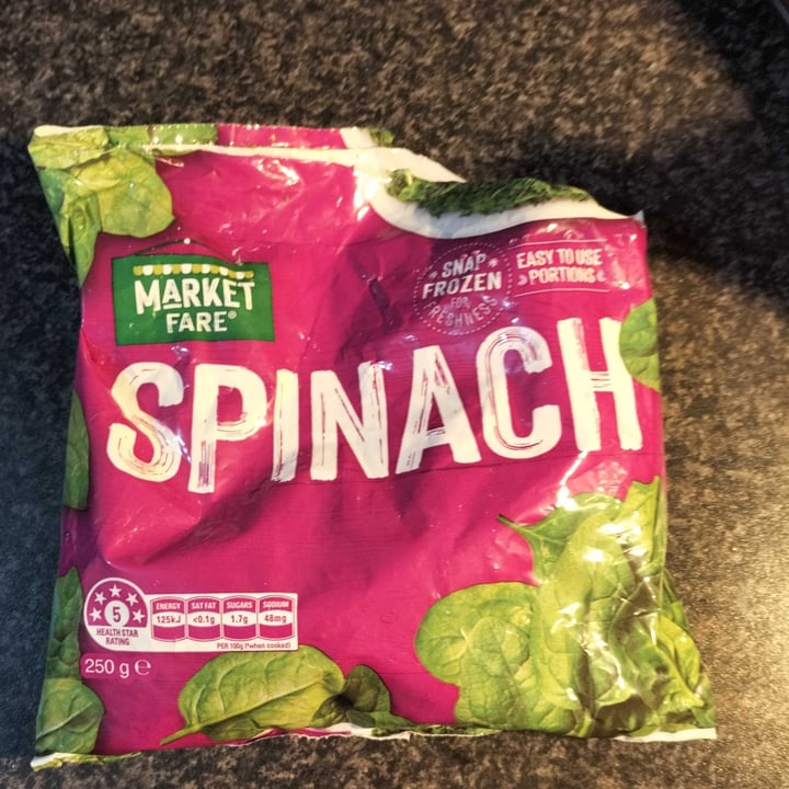 photo of Market Fare Spinach shared by @helenevegan on  24 Jul 2025 - review