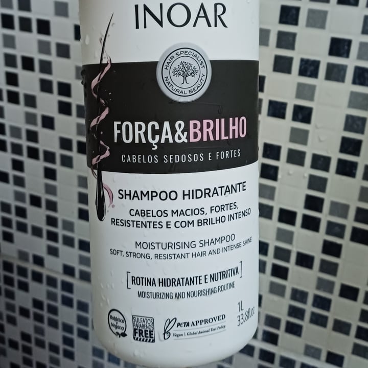 photo of Inoar Shampoo Força e Brilho shared by @laurinhatais on  10 Apr 2025 - review