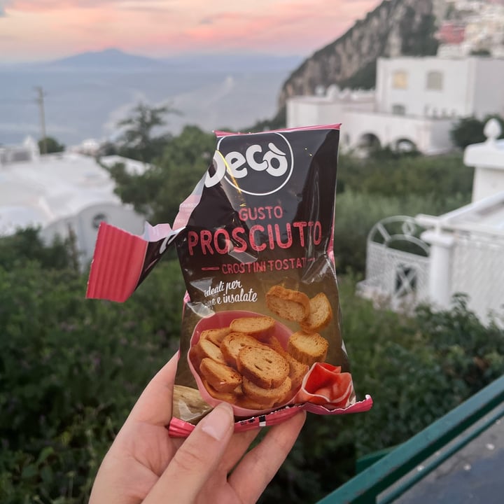 photo of Decò crostini gusto prosciutto shared by @tania- on  25 Sep 2025 - review