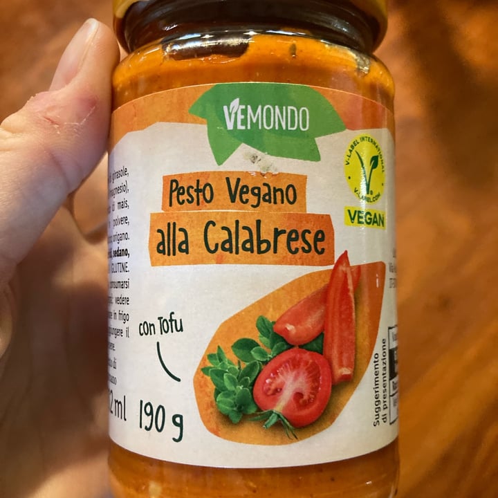 photo of Vemondo Pesto Vegano alla Calabrese shared by @aminacarli on  05 Jan 2024 - review