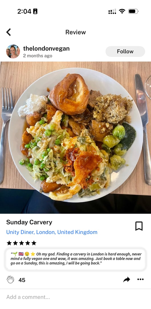 Previous app screenshot