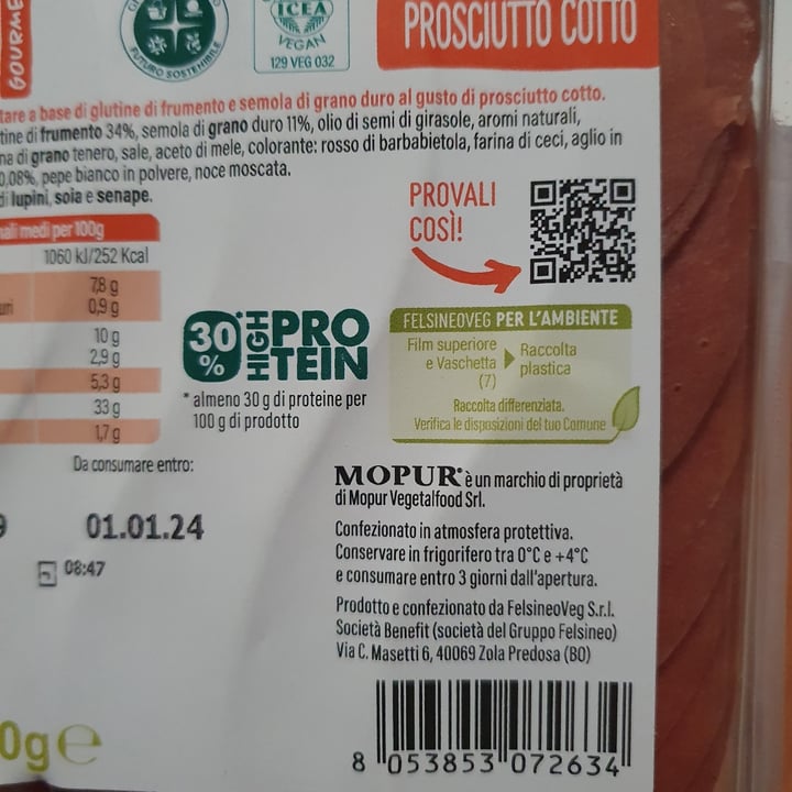 photo of Good and green Mopur Gusto Prosciutto Cotto shared by @tomma97 on  23 Nov 2023 - review