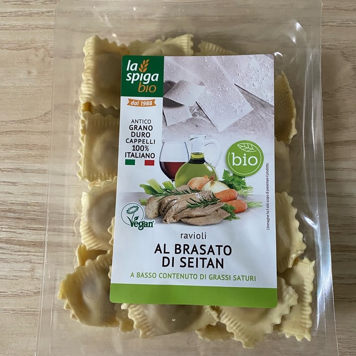 photo of La Spiga Bio Ravioli al brasato di seitan shared by @lelen on  14 Jan 2024 - review