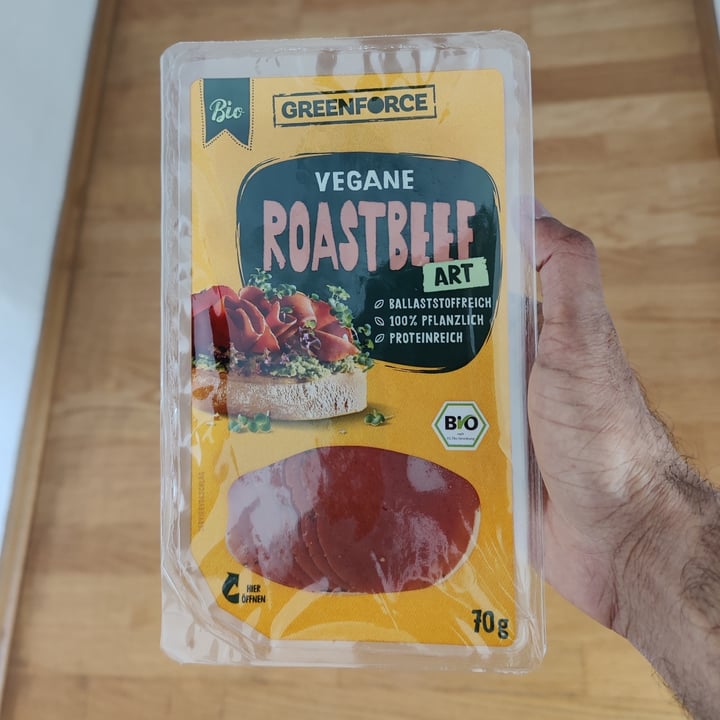 photo of GREENFORCE veganes Roastbeef shared by @fdsouza on  02 May 2024 - review