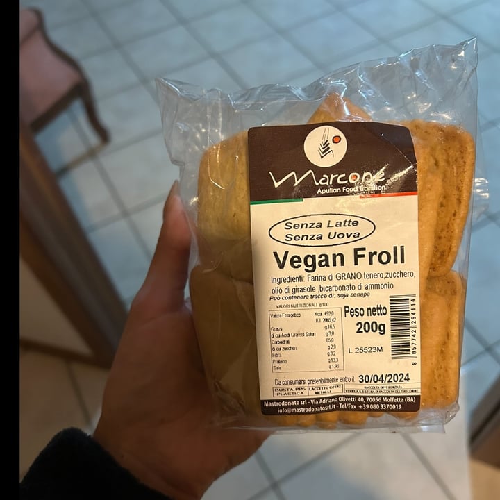 photo of Marcone Vegan Froll shared by @federego77 on  23 Apr 2024 - review