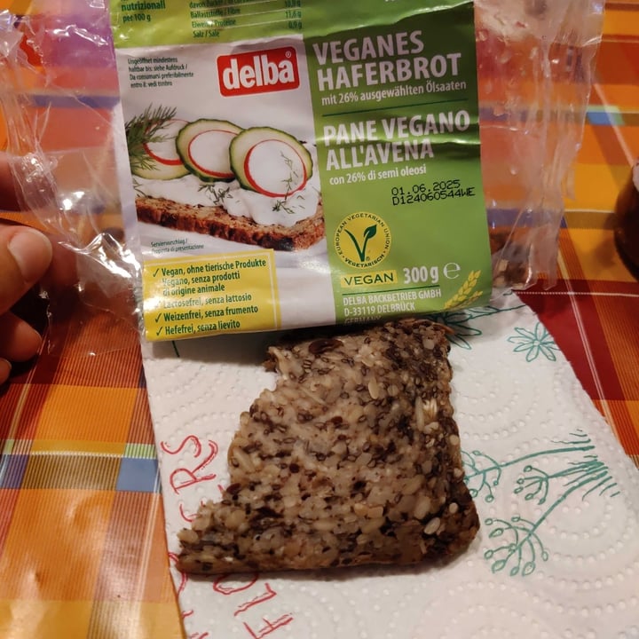 photo of Delba Vegan Oat Bread shared by @extraveganza on  18 Aug 2024 - review