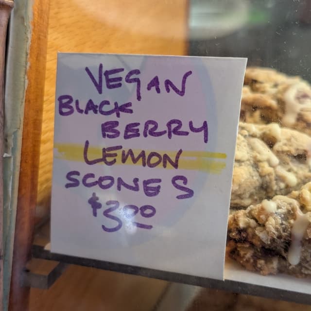 Photo of the dish “Vegan Blackberry Lemon Scone”