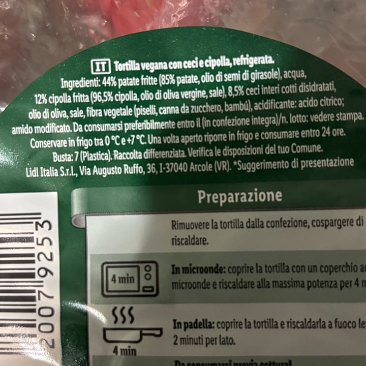 photo of Vemondo potato tortilla shared by @fabrizio71 on  17 Jan 2024 - review
