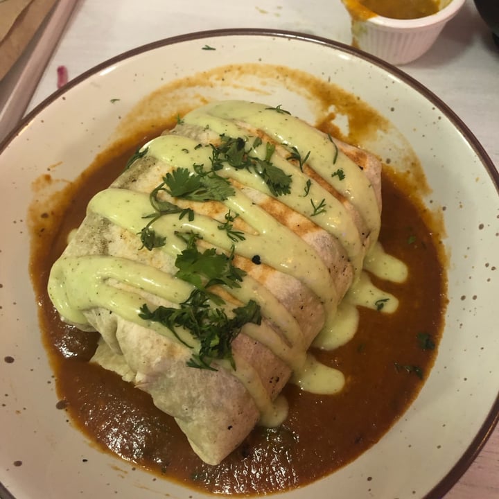 photo of Pura Vida veggie and vegan Burrito mojado shared by @bebo9929 on  01 Feb 2024 - review