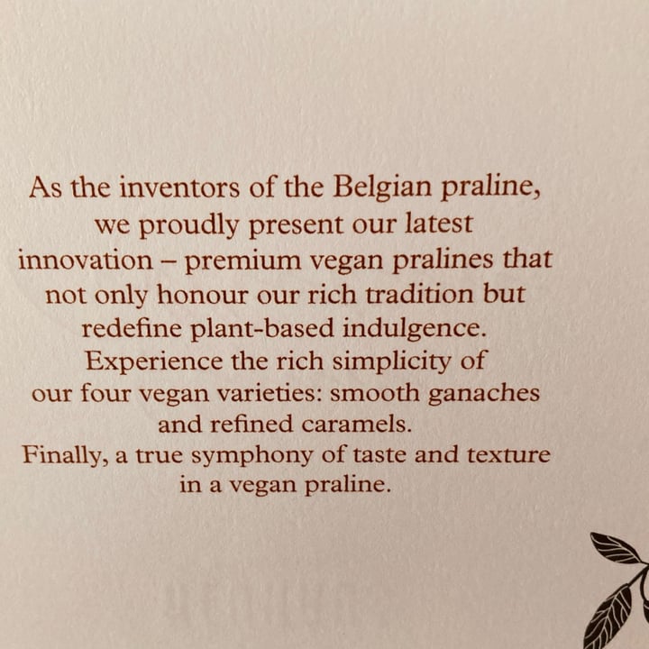 photo of Neuhaus Vegan Collection shared by @gattaviola on  21 Sep 2024 - review