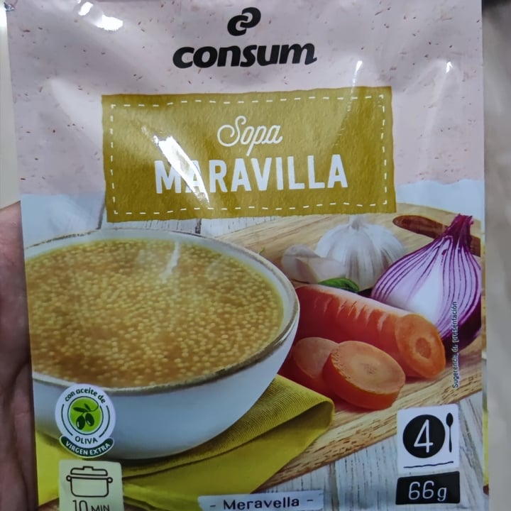 photo of Consum Sopa Maravilla shared by @kinggorilla on  14 Nov 2024 - review