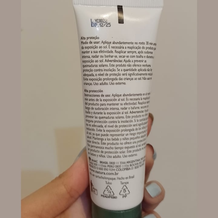 photo of Natura Chronos protector Antioleosidad Reductor De Poros shared by @vicmartinezs on  16 Jul 2024 - review