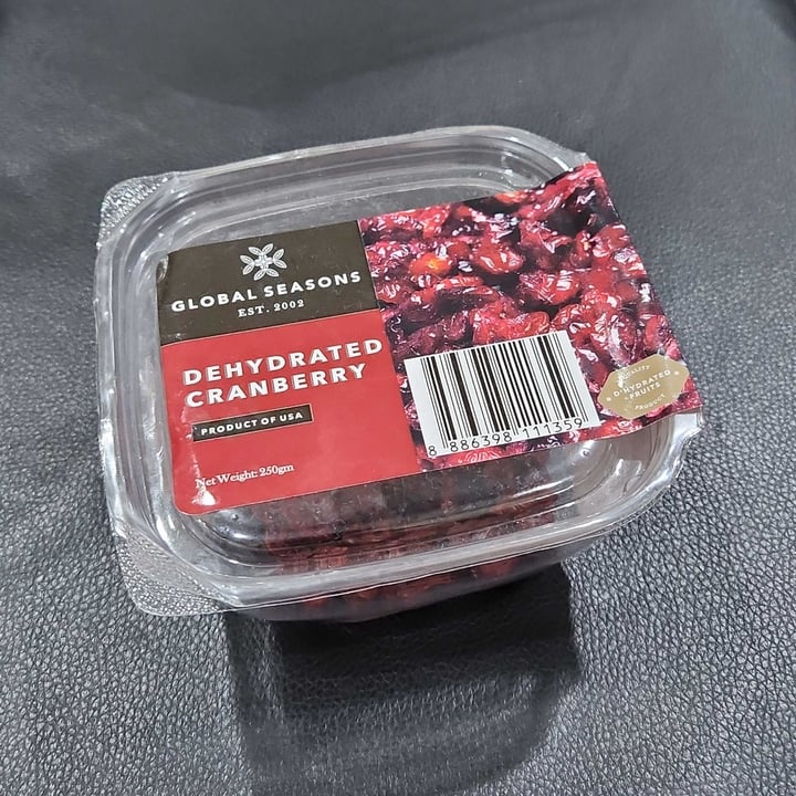 photo of Global Seasons Dehydrated Cranberry shared by @ahmei on  23 Aug 2024 - review