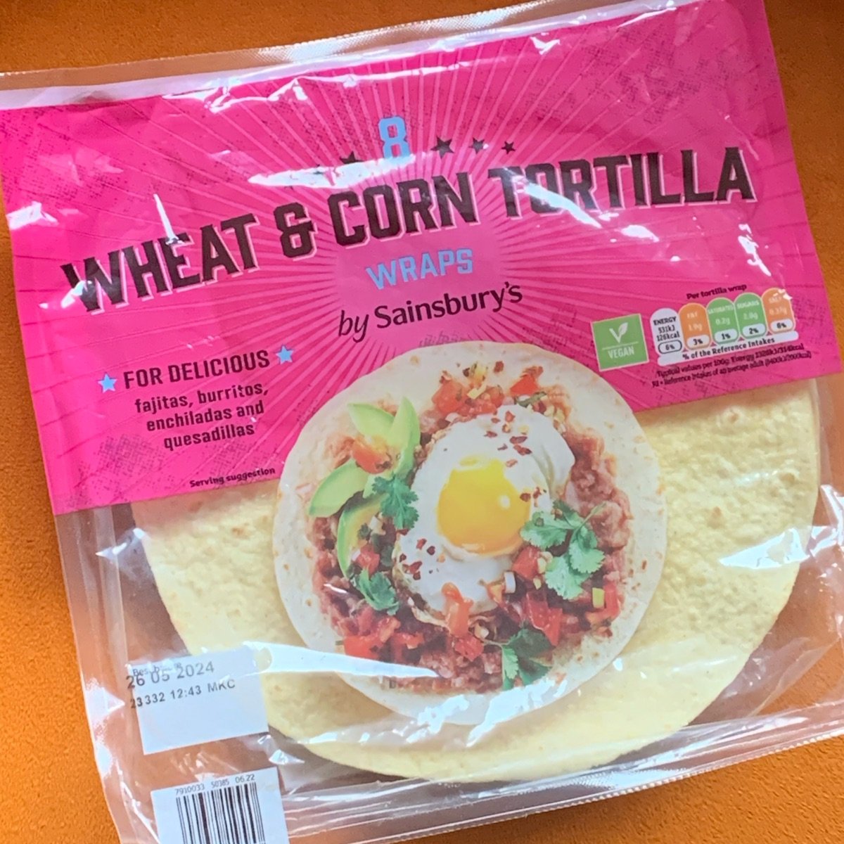 Sainsbury's Wheat and corn tortilla wraps Reviews abillion