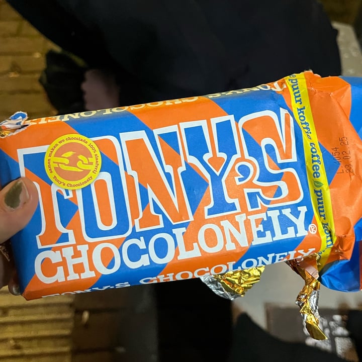 photo of Tony’s Chocolonely puur - koffie toffee shared by @alessiatal on  04 May 2024 - review