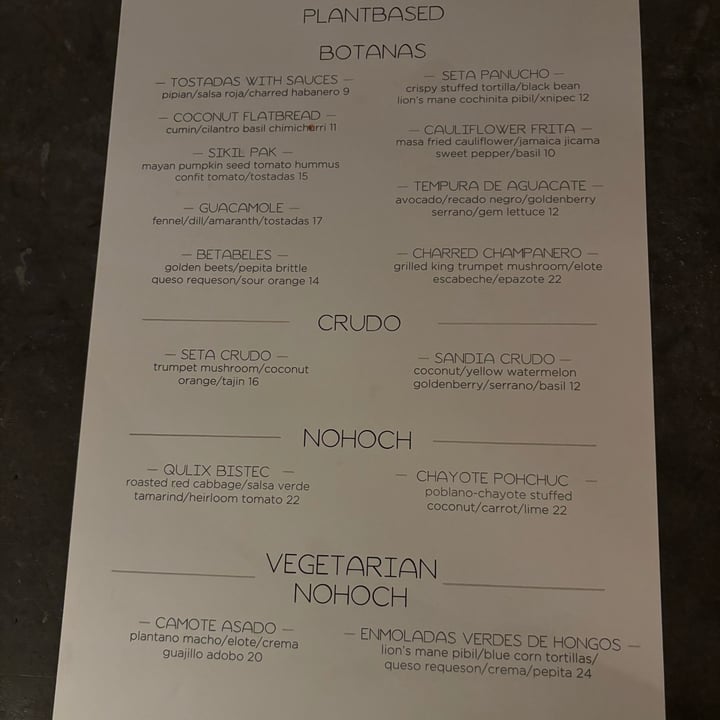 photo of Nomade Plant Based Menu shared by @heavenlygorilla42 on  10 Dec 2024 - review