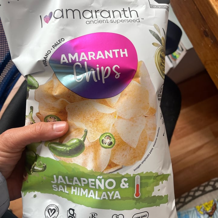 photo of I love amaranth Amaranth Chips Jalapeño Y Sal Del Himalaya shared by @veganads on  09 Mar 2024 - review