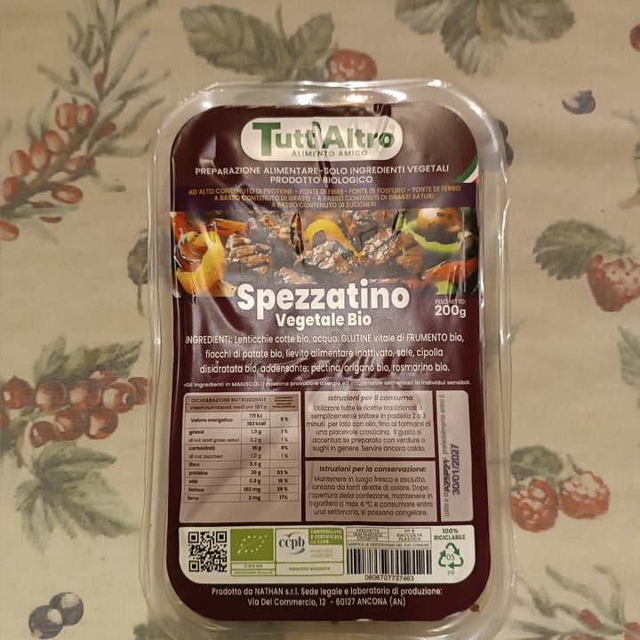 photo of Tutt'altro spezzatino A Base Di Lenticchie shared by @fajonii on  29 Sep 2025 - review