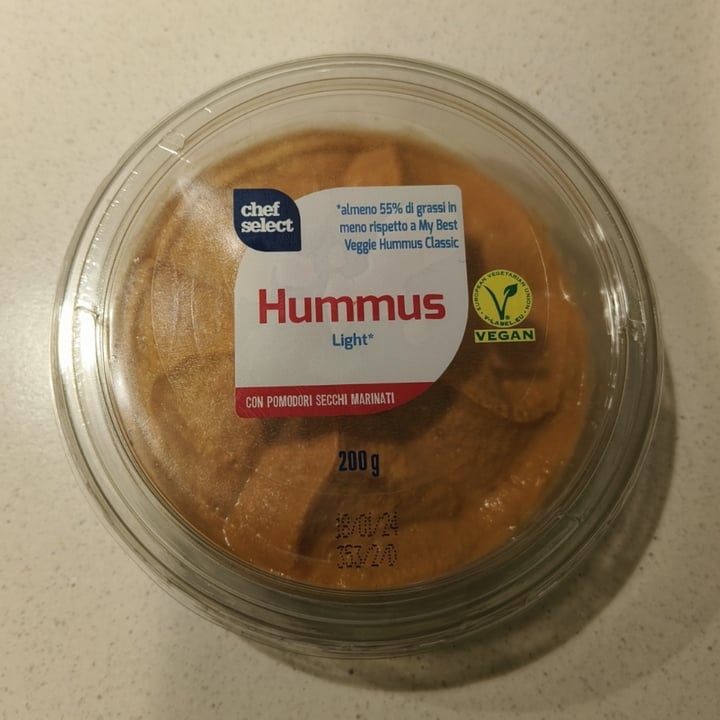 photo of Chef Select Hummus Light Con Pomodori Secchi Marinati shared by @aliceilis on  23 Jan 2024 - review