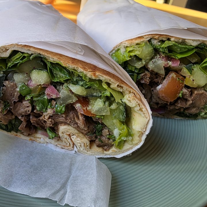 photo of Just Falafel Vegan Cafe Gyro wrap shared by @eriluc on  29 Aug 2025 - review
