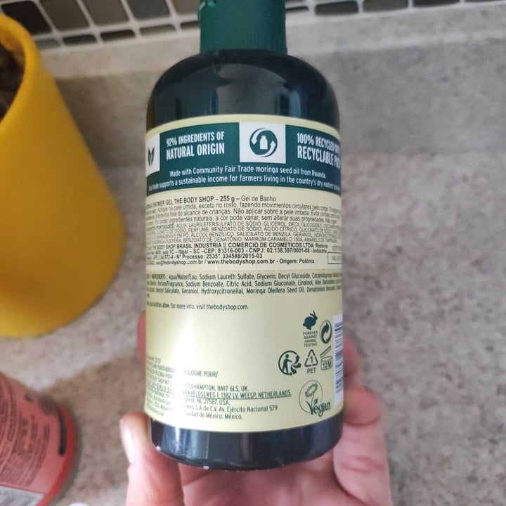 photo of The Body Shop shower gel moringa shared by @geatabata on  30 May 2024 - review