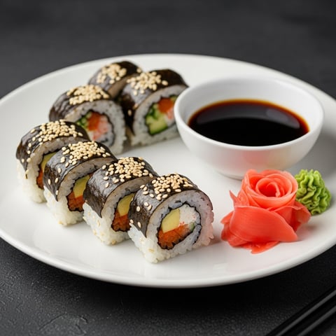 Easy Homemade Vegan Sushi Rolls: Quick & Dairy-Free Plant-Based Delight