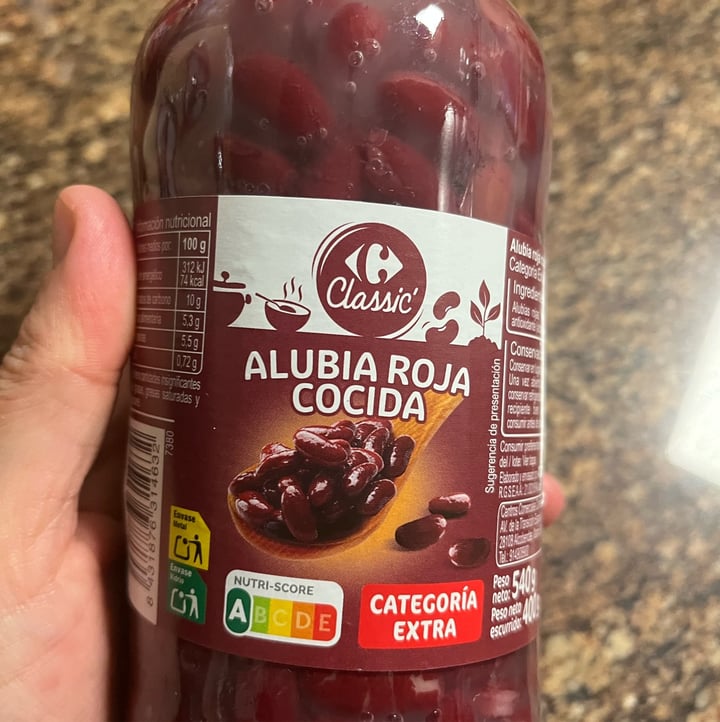 photo of Carrefour Alubia roja cocida shared by @telena on  29 Sep 2025 - review