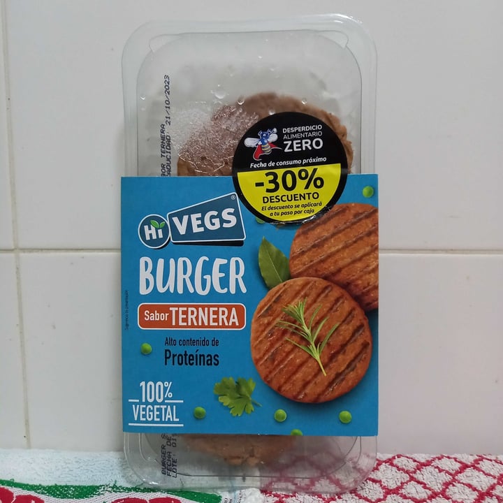 photo of Hi vegs Burger Sabor Ternera shared by @sheerabs on  23 Oct 2023 - review