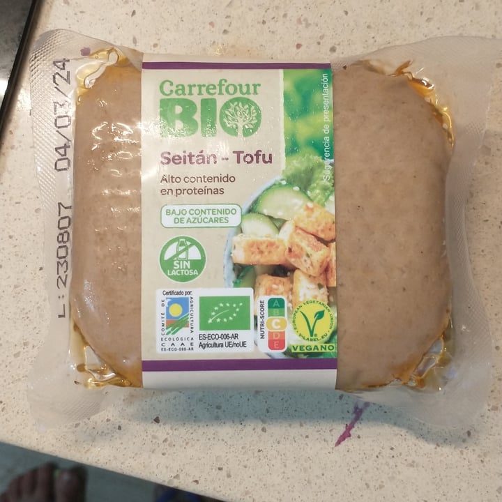 photo of Carrefour Bio Seitán tofu shared by @luanalara on  17 Oct 2023 - review