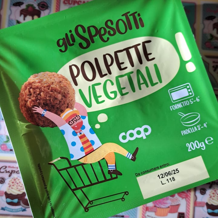 photo of Gli spesotti Coop Polpette vegetali shared by @camyveg on  29 May 2025 - review