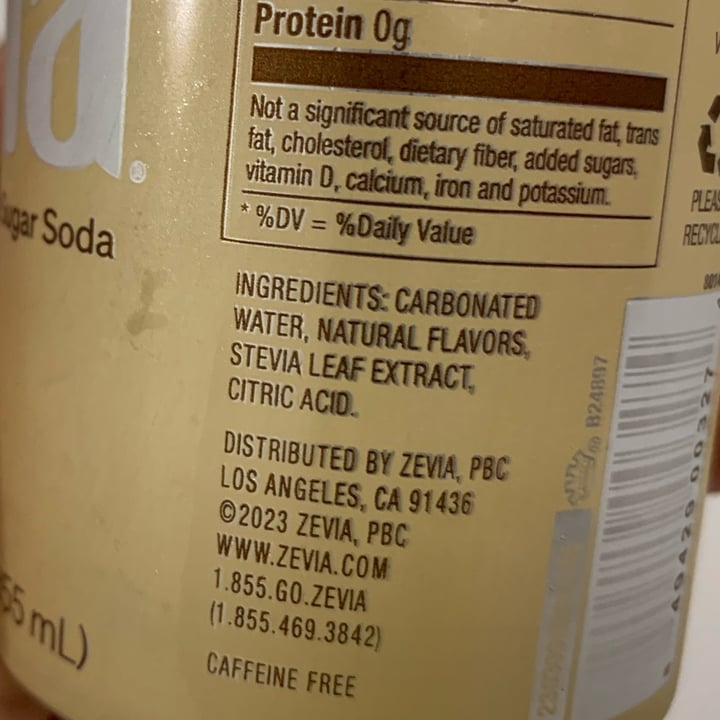 photo of Zevia Creamy root beer shared by @louisg on  07 Oct 2023 - review