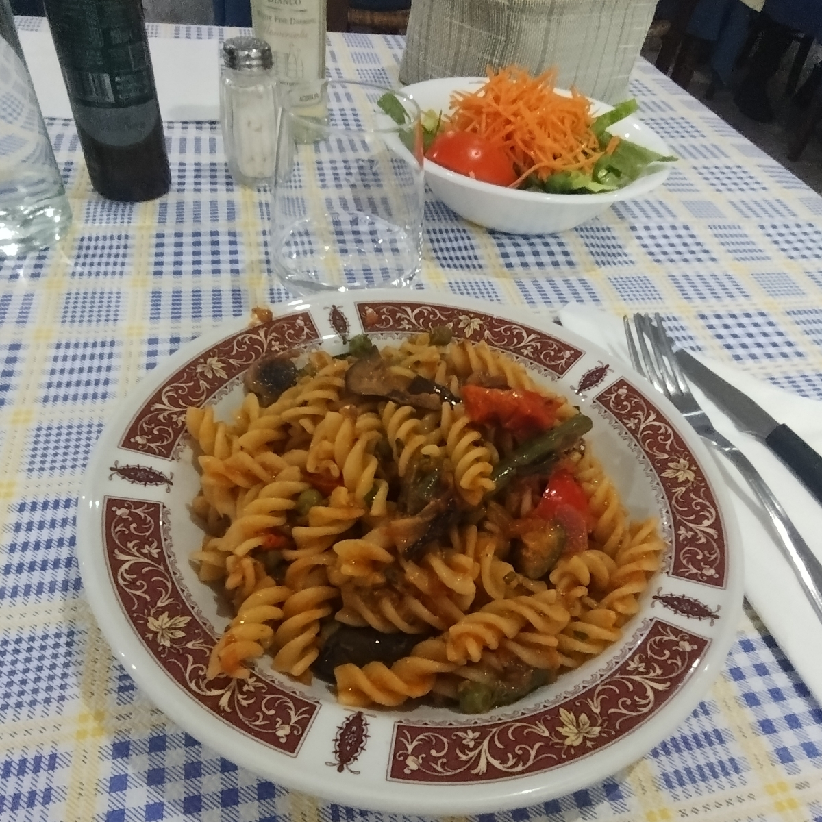 Fusilli all'ortolana at Ristorante Il Giardino Due - Review by @vegemap ...