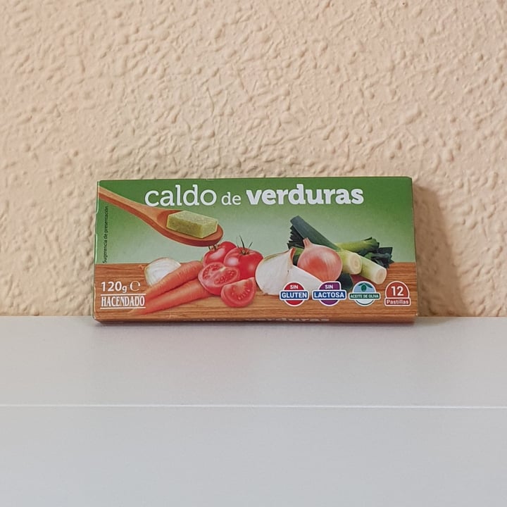 photo of Hacendado Pastillas caldo de verduras shared by @fivefeetvegan on  11 Oct 2023 - review