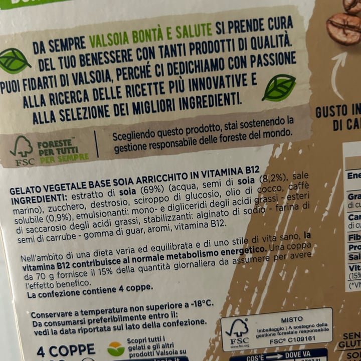 photo of Valsoia Coppa Caffè gelato shared by @laveganasiciliana on  23 Sep 2025 - review