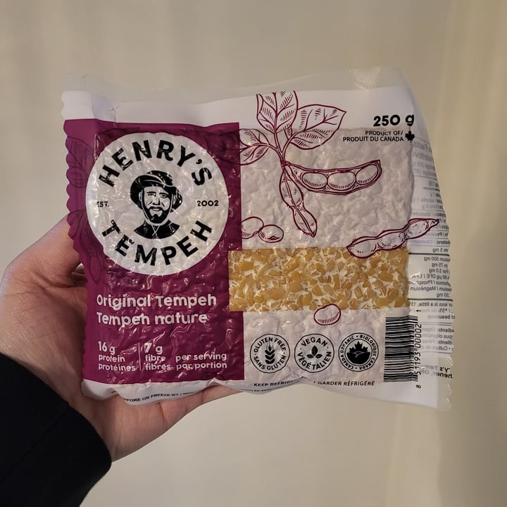 photo of Henry's Tempeh Original Tempeh shared by @all1za on  07 Mar 2024 - review