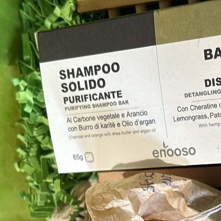 photo of Enooso shampoo solido purificante shared by @ciaobau on  17 Jun 2025 - review